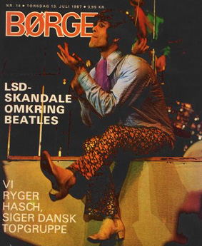 Et nummer af Brge fra 1967. Den 'hasch' rygende gruppe fra forsiden var Steppeulvene